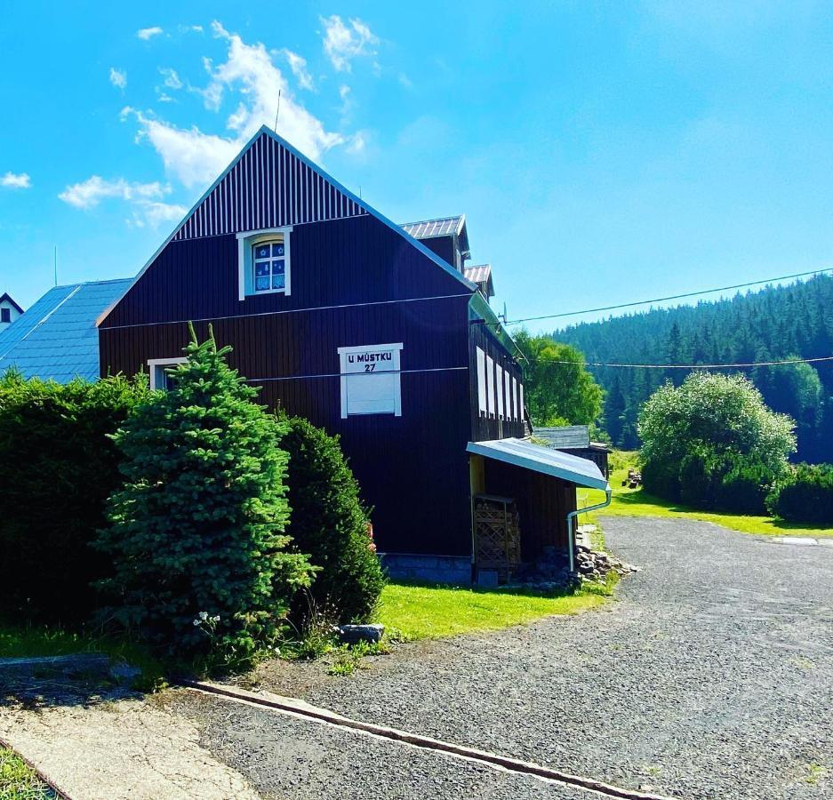 Penzion U Můstku Hřebečná Abertamy Exterior foto
