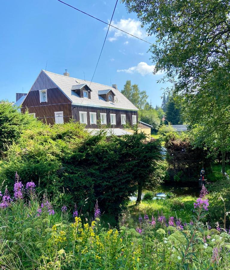 Penzion U Můstku Hřebečná Abertamy Exterior foto
